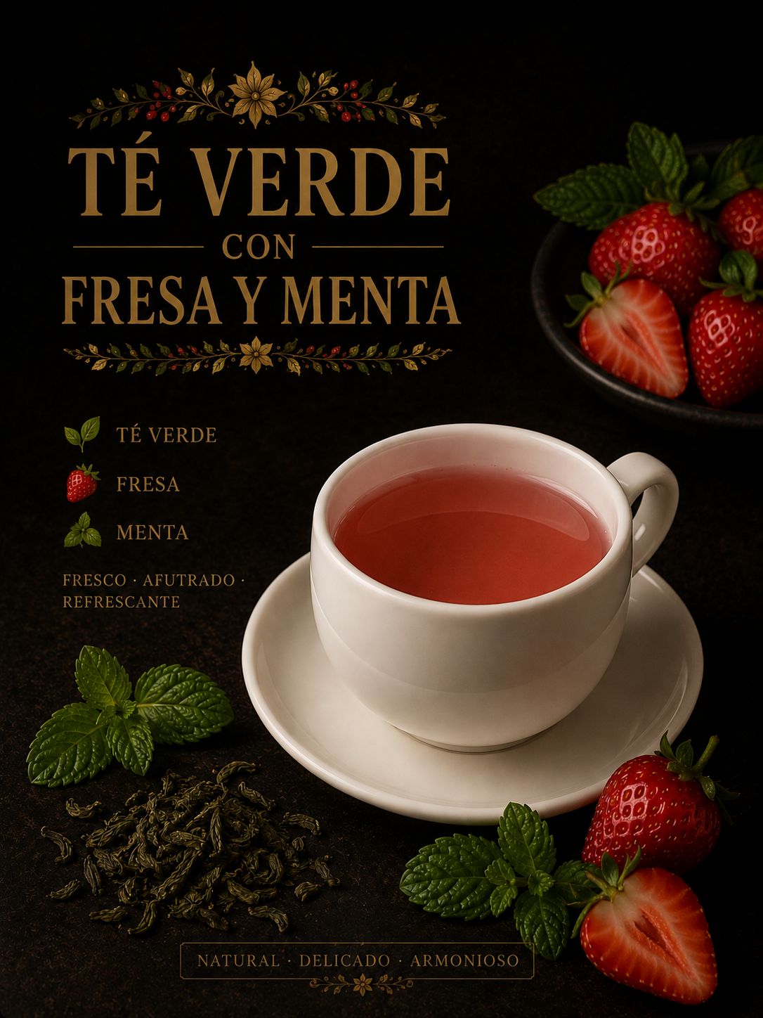 Fresa con menta